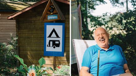Auf dem kleinsten Campingplatz Brandenburgs : Zelten bei Fritz Lintow