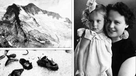 Adolf Wonisch stieg auf den Gletscher und ließ Aloisia zurück. Und ihre gemeinsame Tochter Lieselotte