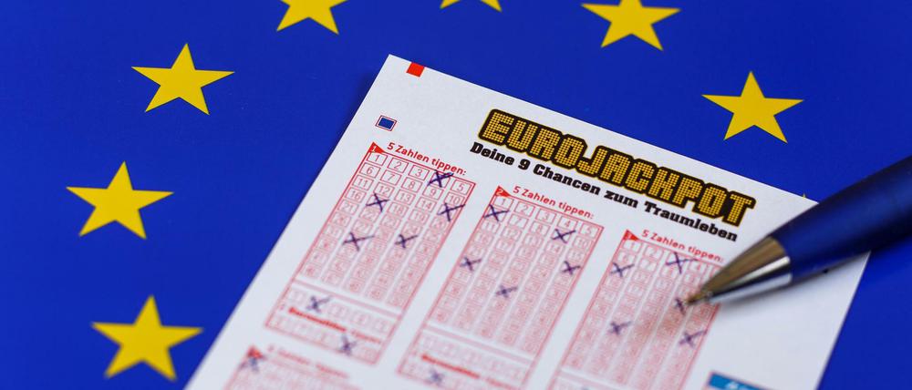 Ein Eurojackpot-Spielschein (Symbolfoto)