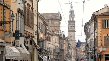 Im Zentrum von Parma.