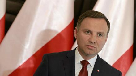 Polnisches Staatsoberhaupt Andrzej Duda in Warschau