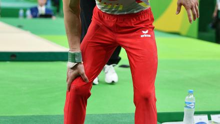 Knackpunkt. Der Turner Andreas Toba zog sich bei den Olympischen Spielen in Rio eine komplexe Knieverletzung zu, unter anderem mit Riss des vorderen Kreuzbandes und einer Verletzung des Innenmeniskus.