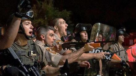 Polizei in Ferguson.