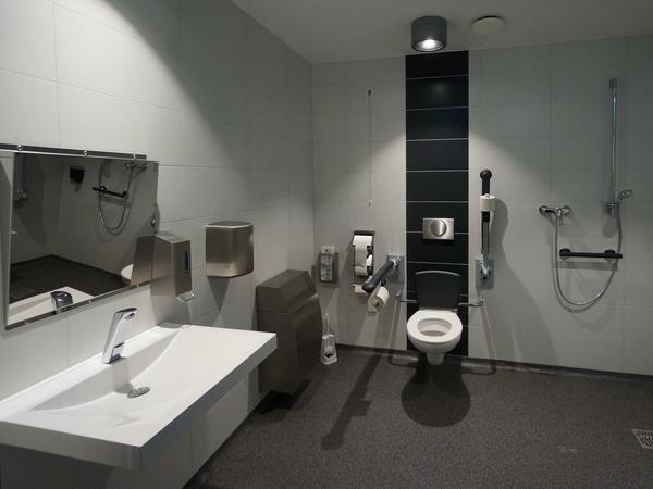 Das neue Hygienecenter am Bahnhof Zoo.
