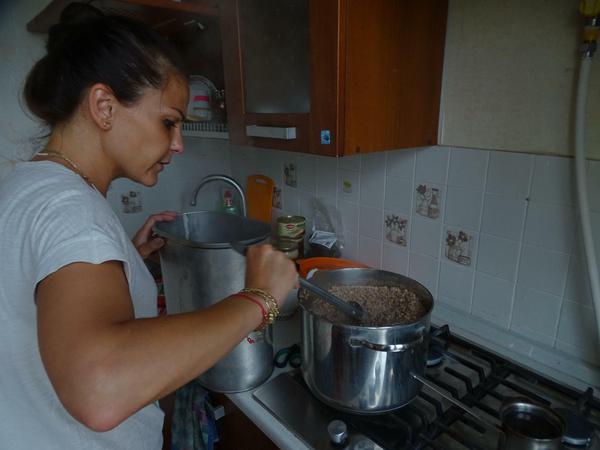 Georgina Deiratani kocht für die Männer und Frauen, die auf der Straße leben, jeden Mittwoch.