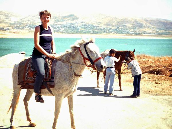 Dauerfernweh. Regina Gerken Anfang der 90er Jahre im Libanon.