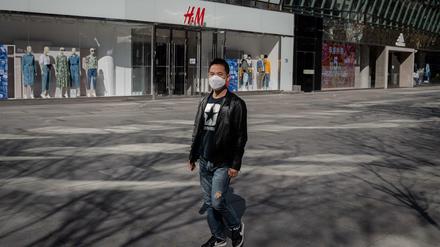 Auch in Peking wird im Moment weniger Mode verkauft.