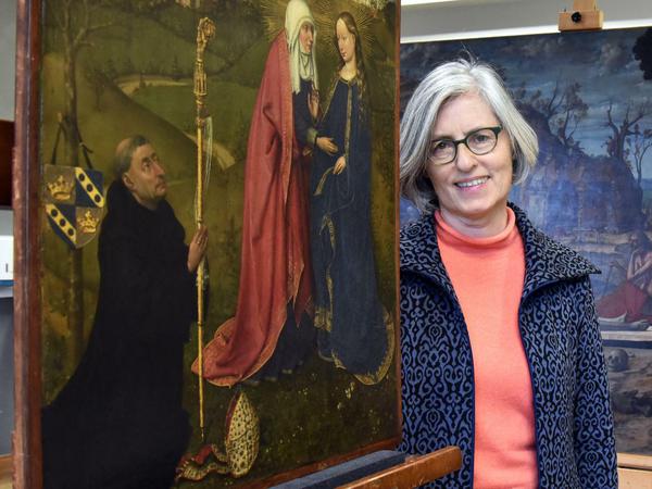 Chefrestauratorin Babette Hartwieg und ihr Team entdecken bei ihrer akribischen Arbeit manchmal über die Jahrhunderte "verschüttete", erstaunliche Feinheiten in den Gemälden.