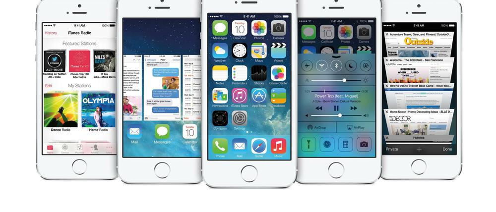 Klarer, nüchterner und ohne Holz- und Leder-Imitate. Mit dem neuen Betriebssystem iOS 7 erklärt Apple den Übergang von der analogen zur digitalen Welt für beendet.