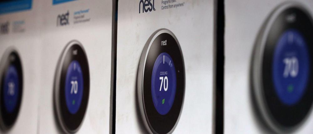 Datensammeln leicht gemacht: Die Firma Nest stellt vernetzte Thermostate und Rauchmelder her.