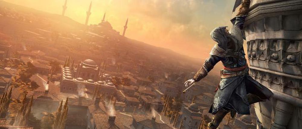 Cliffhanger: eine Szene aus dem Spiel "Assassin's Creed: Revelations" von 2011.