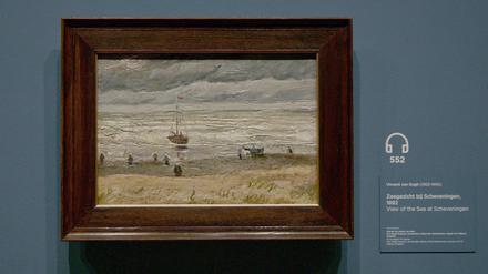 Ob es nach Salz schmeckt? Der Kunstdieb leckte Van Goghs „Blick auf das Meer bei Scheveningen“ ab. 
