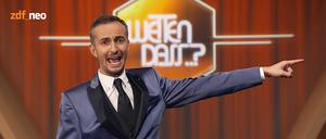 TV-Satiriker Jan Böhmermann moderiert eine Parodie auf "Wetten, dass..?"