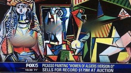 „Frauen von Algier“ in der übermalten Version von Fox News.