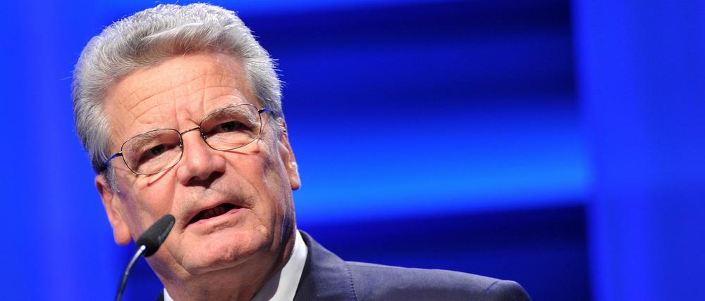 Setzt auf Qualitätsjournalismus: Bundespräsident Joachim Gauck. Anlässlich der 50. Verleihung des Theodor-Wolff-Preises sprach er über die Bedeutung der Presse in Deutschland. 
