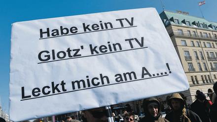 Das könnte das Motto der Brandenburgerin sein, die seit 2013 keinen Rundfunkbeitrag bezahlt