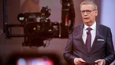 Moderator Günther Jauch beim RTL Jahresrückblick "Menschen, Bilder, Emotionen".