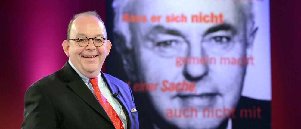 Höchstdekoriert: Der Literaturkritiker Dennis Scheck wurde auch mit dem Sonderpreis des Hanns-Joachim-Friedrich-Preis für Fernsehjournalismus ausgezeichnet.