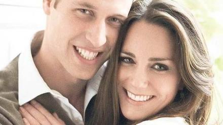 Taschentücher bereithalten! Kate Middleton und Prinz William wollen am 29. April heiraten. ARD und ZDF übertragen live, in Farbe – und parallel. Foto: dapd