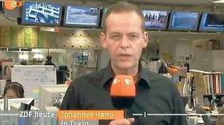 Reporter auf Abruf: Noch berichten der ZDF-Korrespondent Johannes Hano (im Bild) und sein ARD-Kollege Philipp Abresch aus Tokio.