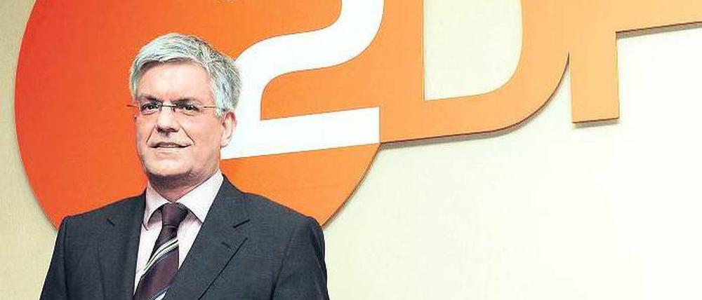 Ein Mann, ein Sender. Thomas Bellut, 56, arbeitet seit 1984 für das ZDF. Foto: ZDF