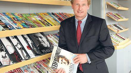 Mit sinkenden Werbeumsätzen hat der Hamburger Verlag Gruner + Jahr unter Vorstandschef Bernd Buchholz zu kämpfen. Foto: dpa