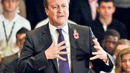 Keine Tempora-Berichte, bitte. Premier Cameron fordert von den Medien „gesellschaftliche Verantwortung“. Foto: Reuters