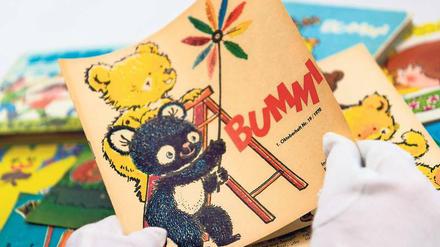 Das "Bummi"-Lied kannte in der DDR jedes Kindergartenkind. Aber auch im Westen hatte die Titelfigur der Kinderzeitschrift Freunde. 