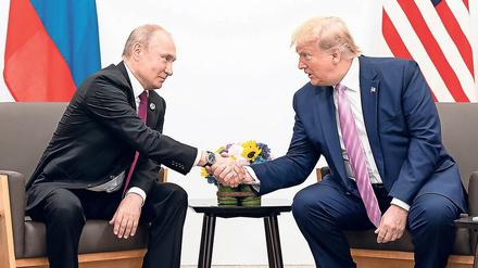 Best Friends? Der russische Präsident Wladimir Putin (links) und US-Präsident Donald Trump. 