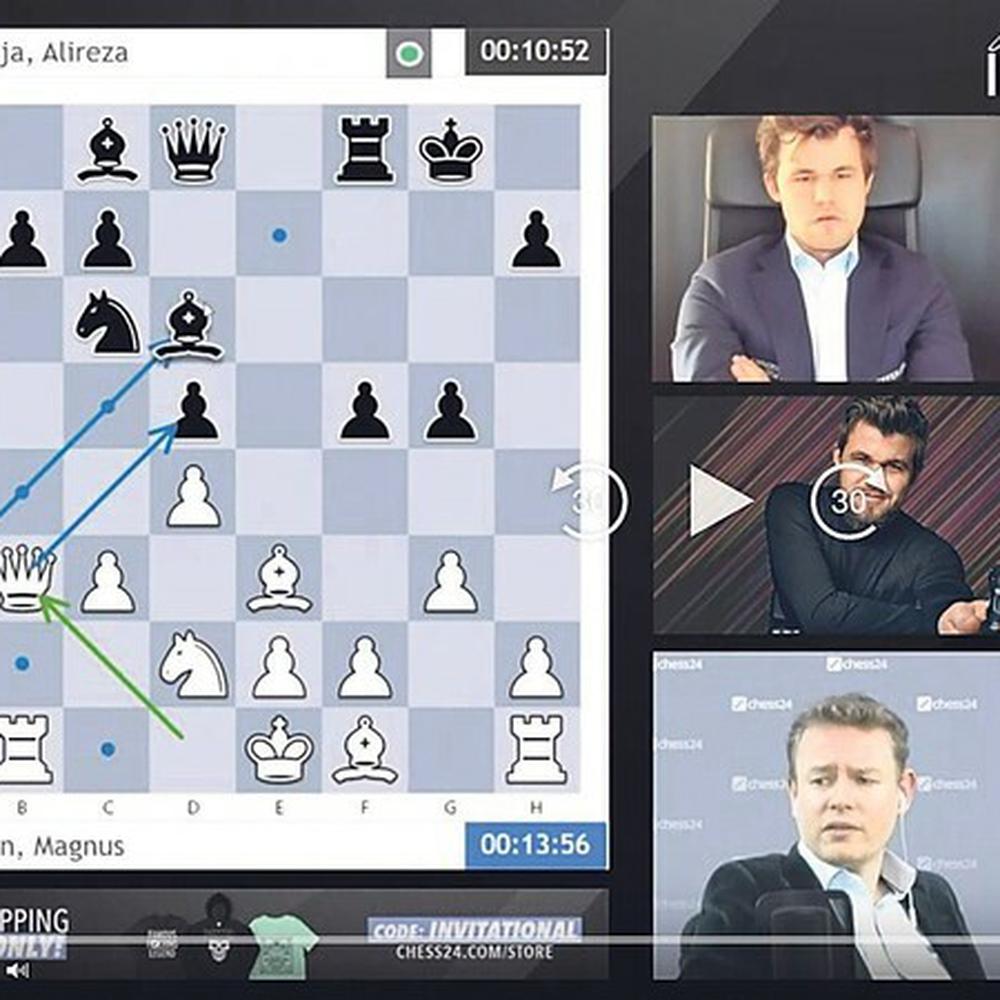 Online-Schach mit Weltmeister Carlsen „Oh my goodness!“