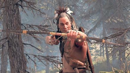Der Held in "This Land is My Land" ist ein indigener Krieger einer nicht spezifizierten Ethnie.