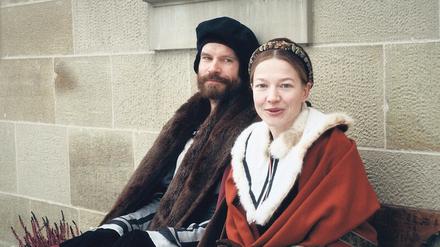 Hoch in Holland. Albrecht Dürer (Wanja Mues) und seine Frau Agnes (Hannah Herzsprung), glücklich bei einer Reise in den Niederlanden, einer der helleren Momente im Film. 