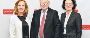 In der Kritik: RBB-Intendantin Patricia Schlesinger und Wolf-Dieter Wolf, Vorsitzender des Verwaltungsrates der ARD-Anstalt. 