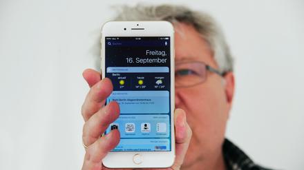 Neues Smartphone, neue Software: Nach der Inbetriebnahme des iPhone 7 Plus wurde zunächst die iOS-Version 10.0.1 geladen.
