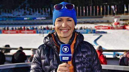 Kurzarbeit: Magdalena Neuner als Biathlon-Expertin im Ersten 