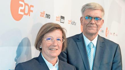 Marlehn Thieme, Vorsitzende des ZDF-Fernsehrates, und ZDF-Intendant Thomas Bellut.
