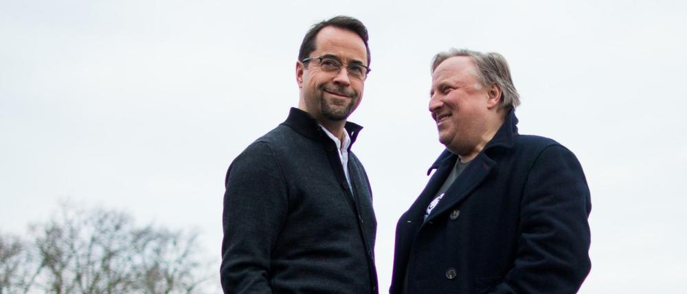 Haben gut lachen. Jan Josef Liefers (links) und Axel Prahl sind das erfolgreichste "Tatort"-Gespann.