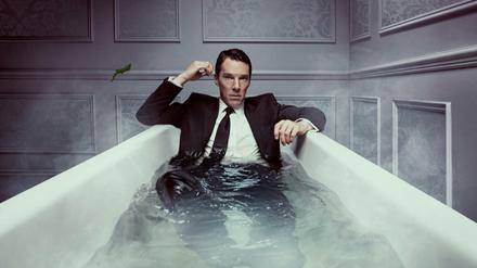 Endstation Badewanne. Patrick Melrose (Benedict Cumberbatch) sucht Abkühlung, wenn ihm der Rauschzustand seiner Existenz mal wieder zu heiß wird. 