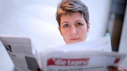 "taz"-Chefredakteurin Ines Pohl verteidigt die Fragen an Philipp Rösler.