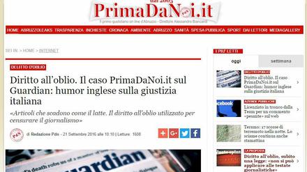 Die italienische Nachrichtenseite PrimaDanoi berichtet darüber, dass inzwischen auch der "Guardian" über das Urteil des Obersten Gerichtshof geschrieben hat. 