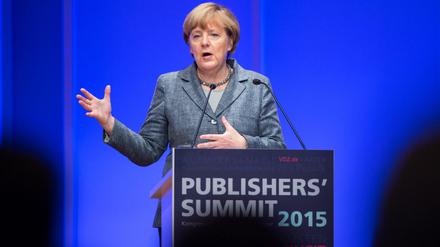 "Daten sind die Rohstoffe des 21. Jahrhunderts", sagte Bundeskanzlerin Angela Merkel (CDU) beim Kongress des Verbands Deutscher Zeitschriftenverleger (VDZ) am Montag in Berlin. 