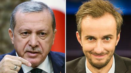 Auch im presserechtlichen Streit: der türkische Ministerpräsident Erdogan und ZDF-Neo-Moderator Böhmermann.