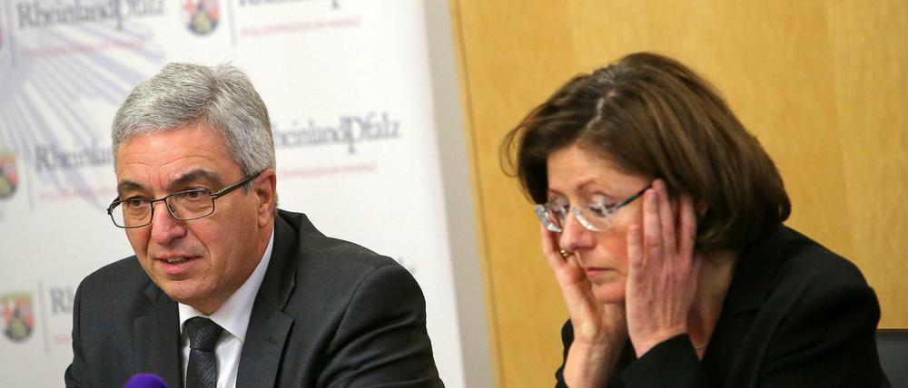 Der rheinland-pfälzische Innenminister Roger Lewentz wird für Malu Dreyer (beide SPD) in der "Elefantenrunde" sitzen.