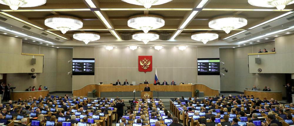 Die Duma hat die Gesetze zur Beschränkung der Medienfreiheit Schritt für Schritt verschärft.