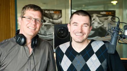 Stefan Rupp (re.) und Christoph Azone moderieren am 7. Juni zum letzten Mal gemeinsam die Sendung "Der schöne Morgen"