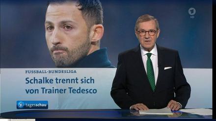 Unwohlsein: Sprecher Jan Hofer am Donnerstagabend in der "Tagesschau".