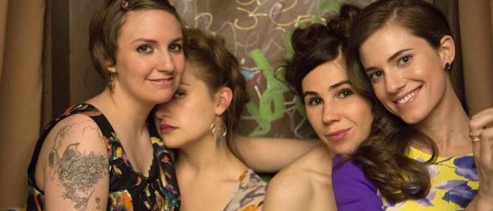 Die "Girls": Hannah Horvath (Lena Dunham, v.l.) und ihre Freundinnen Jessa Johansson (Jemima Kirke), Shoshanna Shapiro (Zosia Mamet) und Marnie Michaels (Allison Williams).