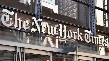 Das Gebäude der „New York Times“ 