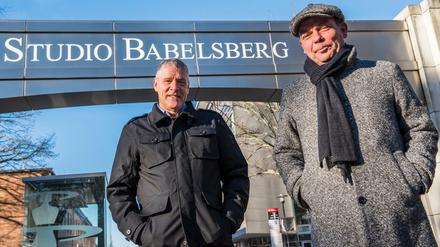 Christoph Fisser (links) und Tom Zickler betreiben die Traumfabrik Babelsberg GmbH.