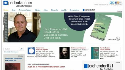 Das Online-Kulturmagazin perlentaucher.de